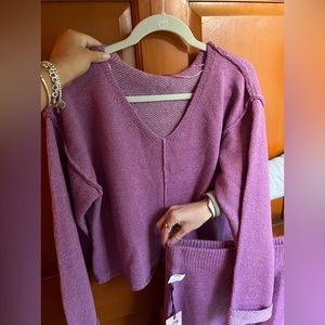 Matching Nordstrom sweater lounge set!